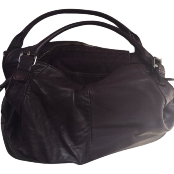 J. Jill Handbags - J. Jill plum leather handbag